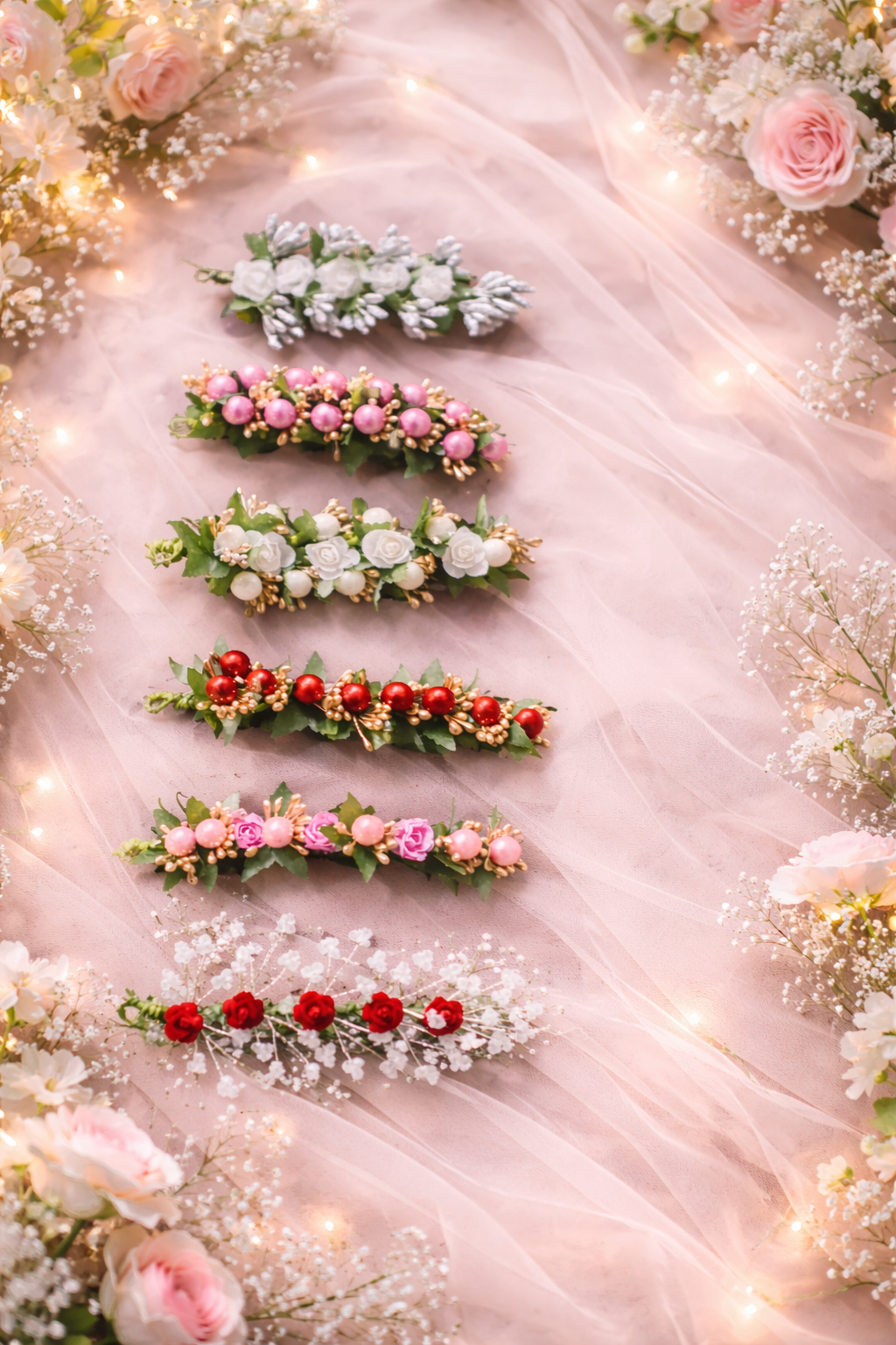 Handmade Rose & Pearl Communion Hair Accessories Collection✨